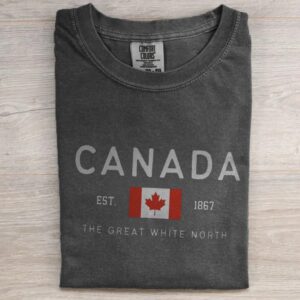 Canada Est. 1867 The Great White North T-shirt