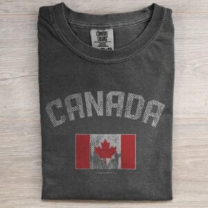 Canada T-shirt with Flag Design