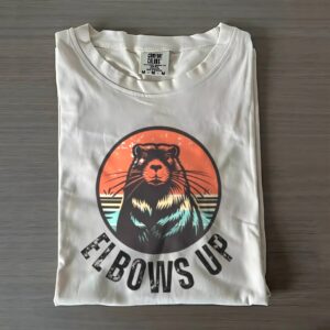 Vintage Style "Elbows Up" Beaver T-Shirt