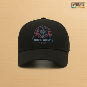 Dire Wolf Fiery Pine Crest Graphic - Hat