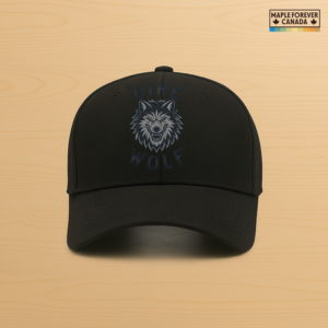 Dire Wolf Vintage Split Text Graphic - Hat