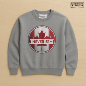 NEVER 51 Canadian Maple Leaf Roundel - Sweatshirt