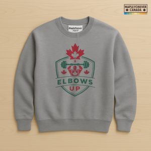 Elbows Up Canada Fitness Design - Sweatshirt