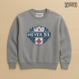 Never 51 Canadian Rockies Design - Sweatshirt