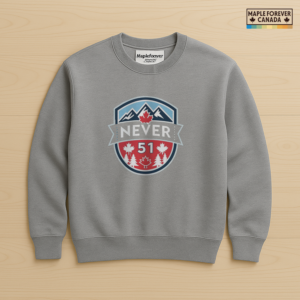 Never 51 Canadian Mountainscape Apparel - Sweatshirt