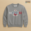 Never 51 Distressed Maple Leaf Design - Sweatshirt