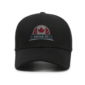NEVER 51 Canada Flag Maple Leaf Banner - Hat
