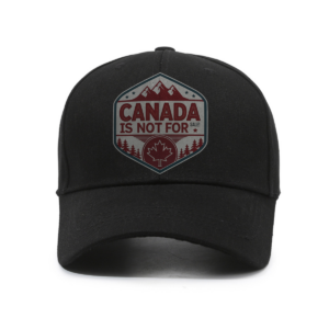 Canada Not For Sale Maple Leaf Mountain Badge - Hat