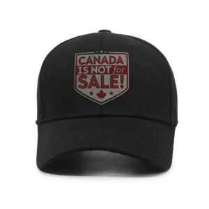 Canada Not For Sale Distressed Shield Emblem - Hat