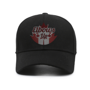 Elbows Up Canadian Flag Graphic - Hat