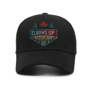 Elbows Up Canada Scenic Landscape Design - Hat