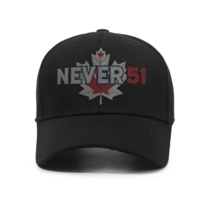 Never 51 Distressed Maple Leaf Design - Hat