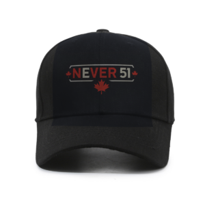 Never 51 Maple Leaf Graphic Design - Hat
