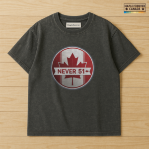 NEVER 51 Canadian Maple Leaf Roundel - T-Shirt