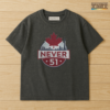 NEVER 51 Maple Leaf CN Tower Skyline Logo - T-Shirt