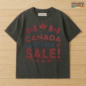 Canada Is Not For Sale Graphic Flags - T-Shirt