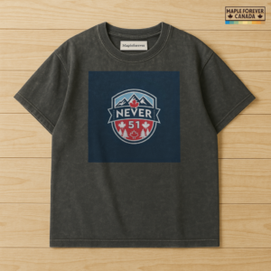 Never 51 Canadian Mountainscape Apparel - T-Shirt
