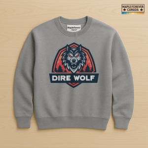 Dire Wolf Fiery Pine Crest Graphic - Sweatshirt